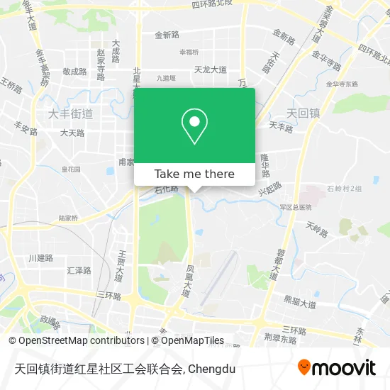 天回镇街道红星社区工会联合会 map