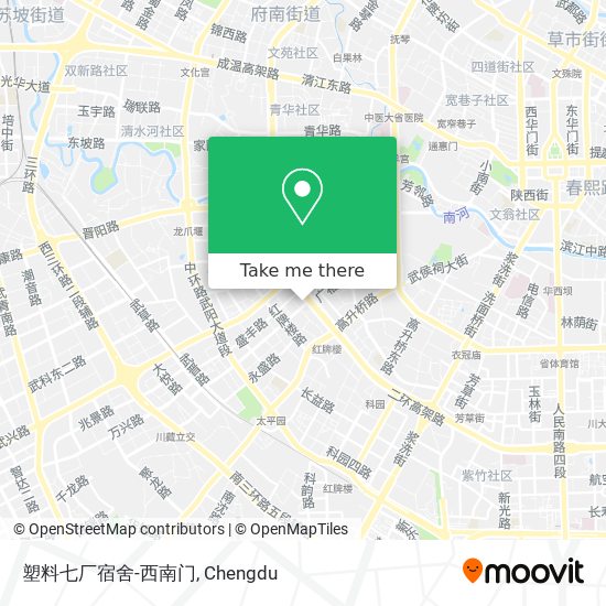 塑料七厂宿舍-西南门 map