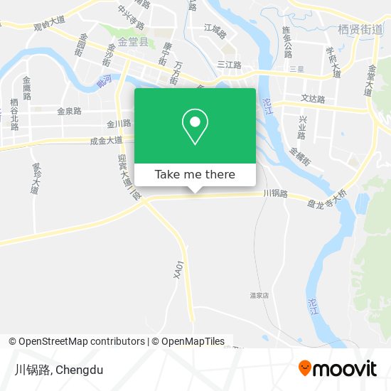 川锅路 map