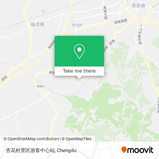 杏花村景区游客中心站 map