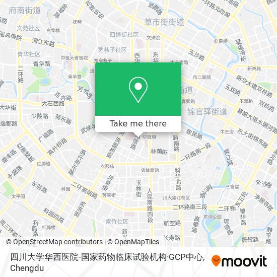 四川大学华西医院-国家药物临床试验机构·GCP中心 map