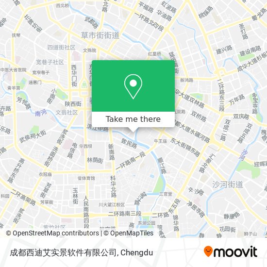 成都西迪艾实景软件有限公司 map