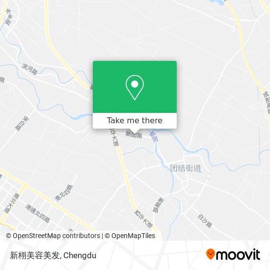 新栩美容美发 map
