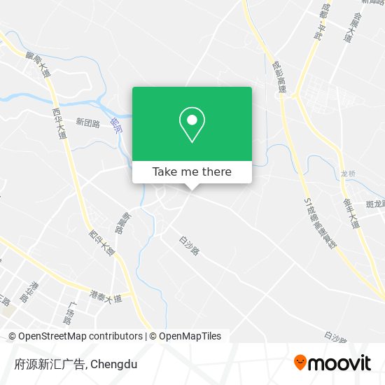 府源新汇广告 map
