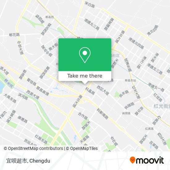宜呗超市 map