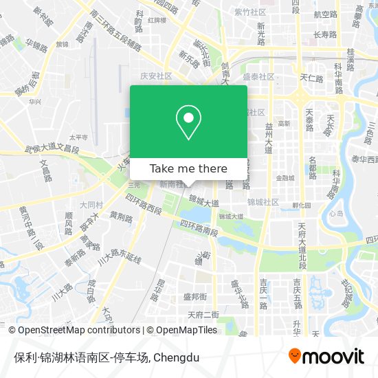 保利·锦湖林语南区-停车场 map