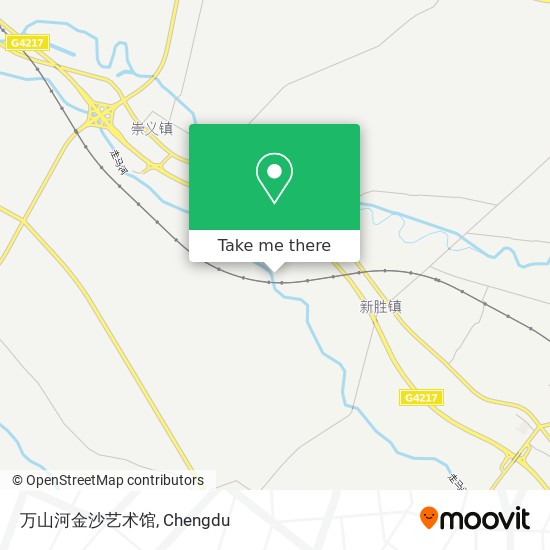 万山河金沙艺术馆 map