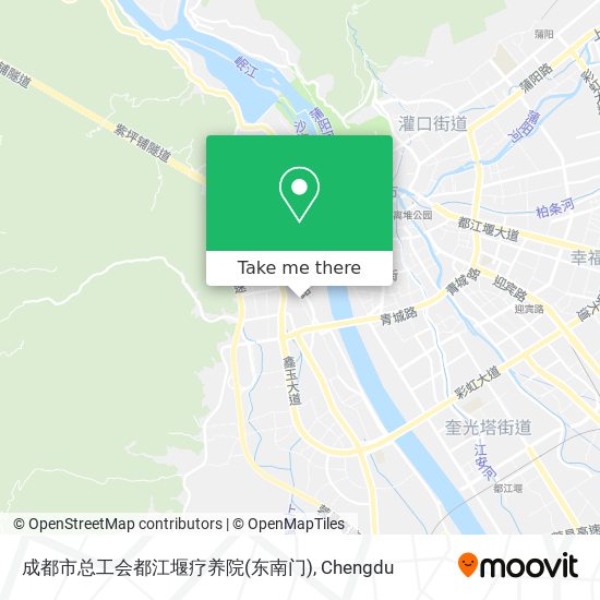 成都市总工会都江堰疗养院(东南门) map