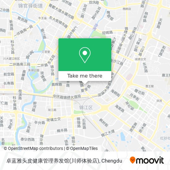 卓蓝雅头皮健康管理养发馆(川师体验店) map