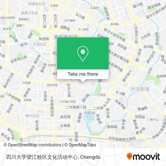 四川大学望江校区文化活动中心 map