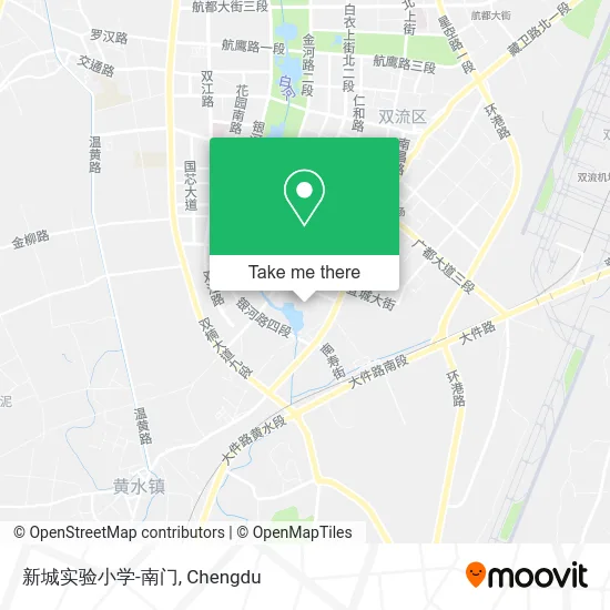 新城实验小学-南门 map