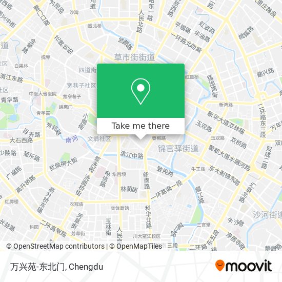 万兴苑-东北门 map
