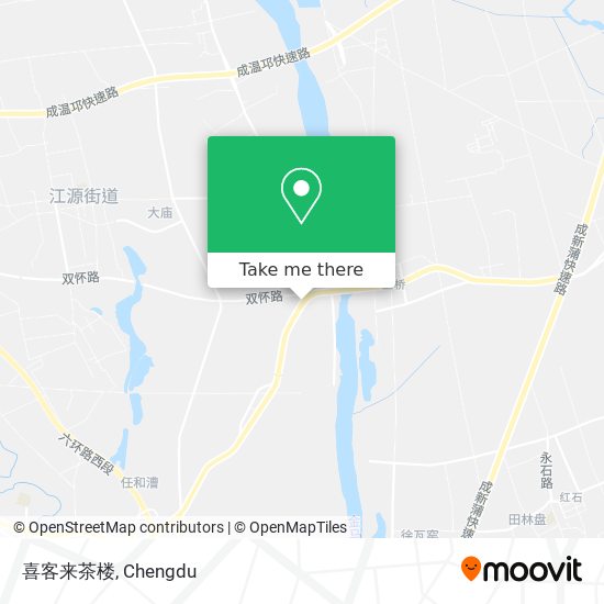 喜客来茶楼 map