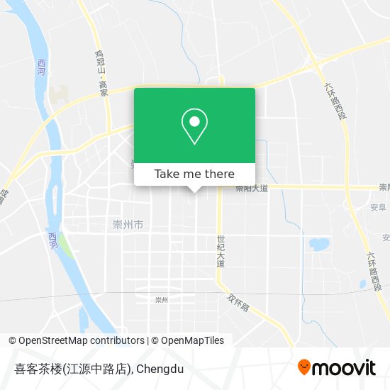 喜客茶楼(江源中路店) map