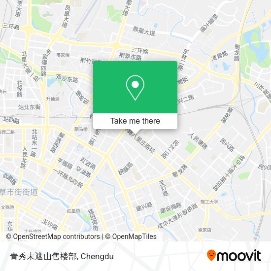 青秀未遮山售楼部 map