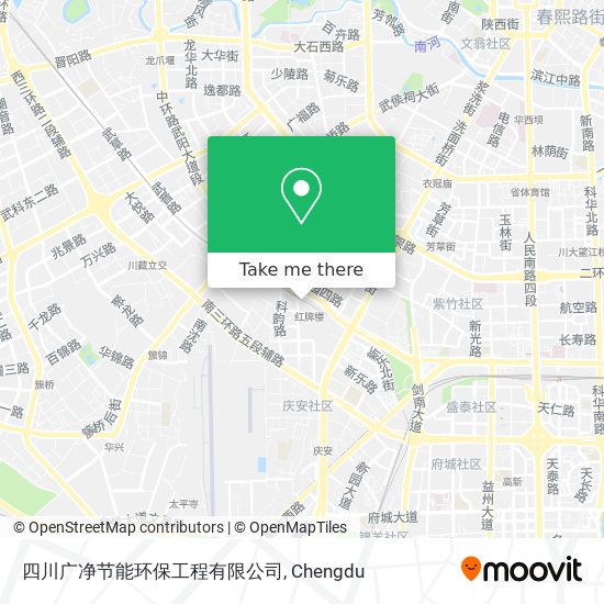 四川广净节能环保工程有限公司 map