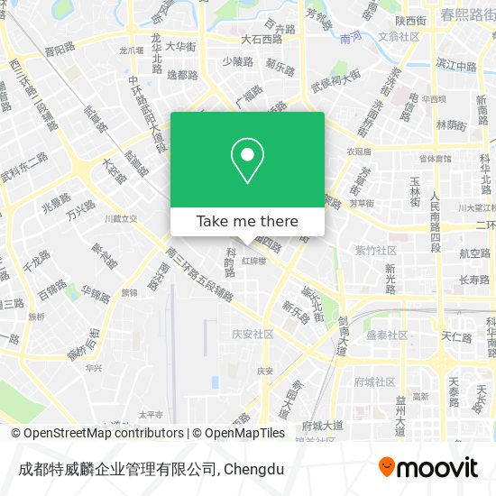 成都特威麟企业管理有限公司 map