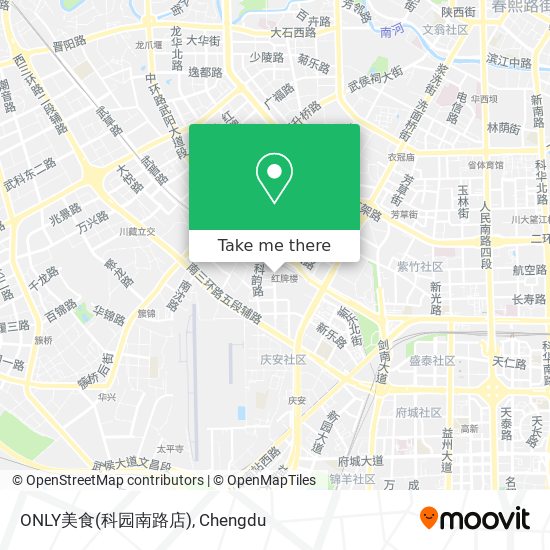 ONLY美食(科园南路店) map