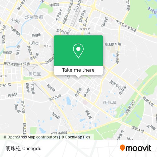 明珠苑 map