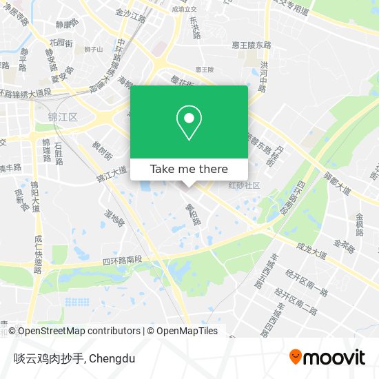 啖云鸡肉抄手 map