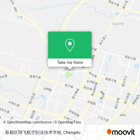 新都区翔飞航空职业技术学校 map