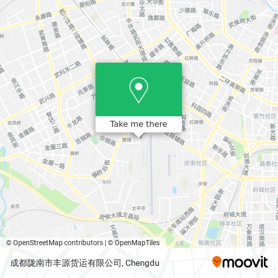 成都陇南市丰源货运有限公司 map