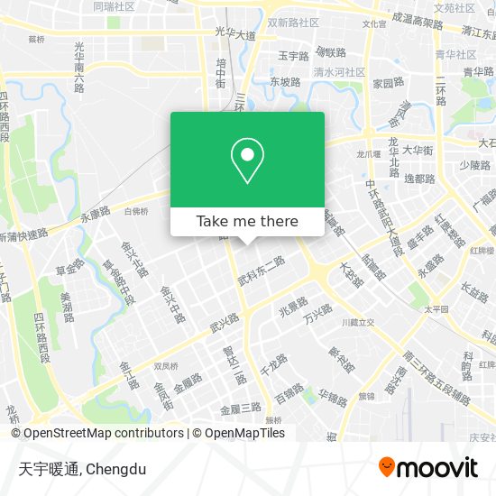 天宇暖通 map