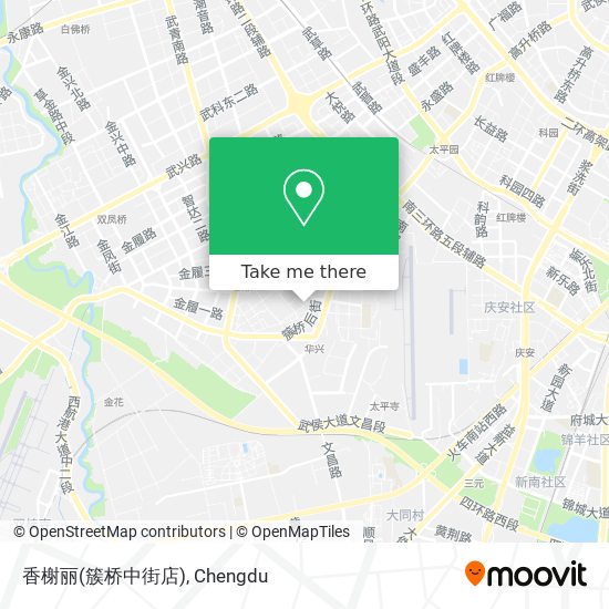 香榭丽(簇桥中街店) map