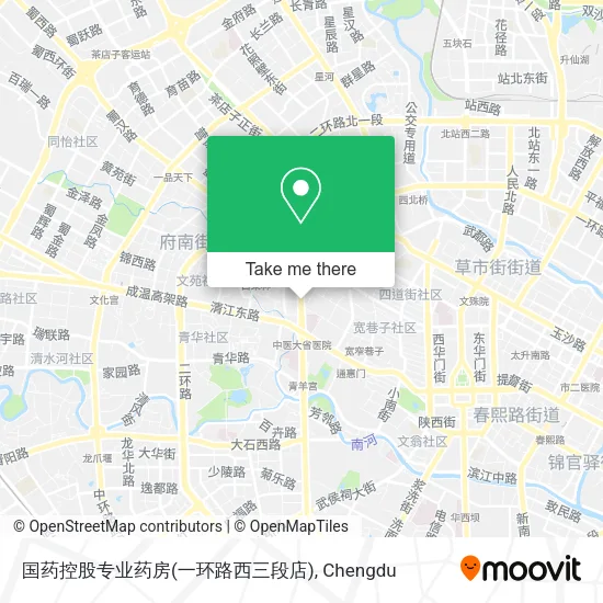 国药控股专业药房(一环路西三段店) map