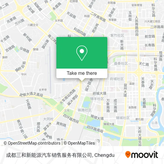 成都三和新能源汽车销售服务有限公司 map