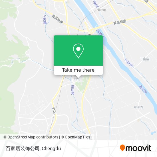 百家居装饰公司 map
