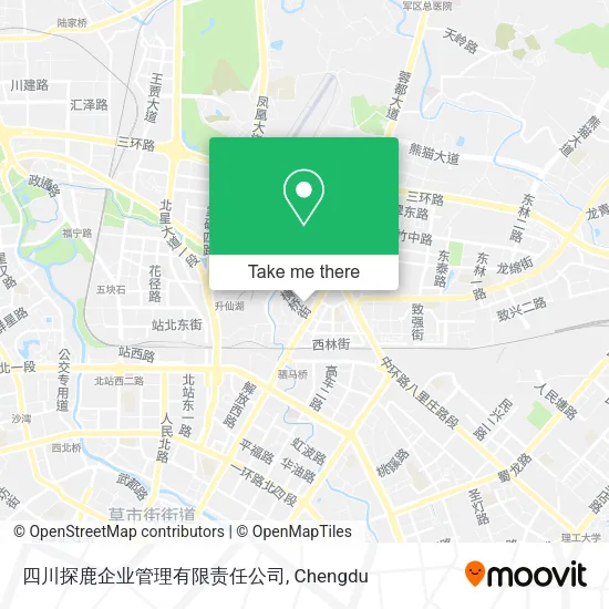 四川探鹿企业管理有限责任公司 map