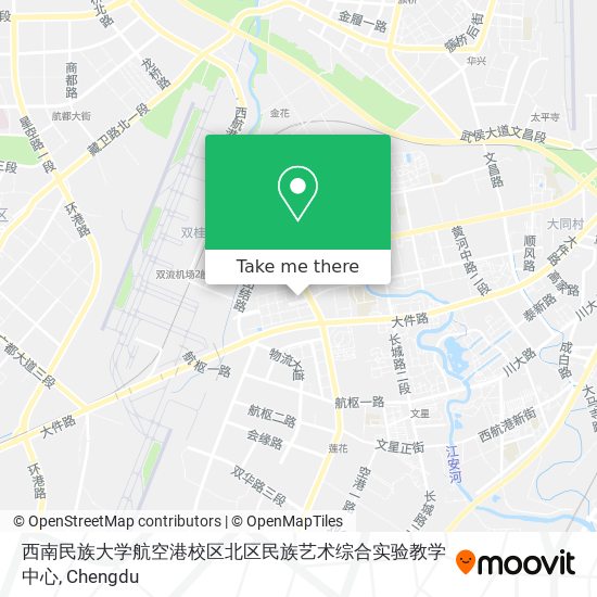 西南民族大学航空港校区北区民族艺术综合实验教学中心 map