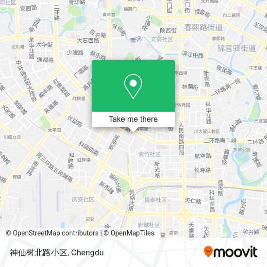神仙树北路小区 map