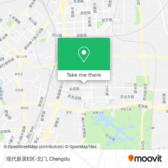 现代新居E区-北门 map