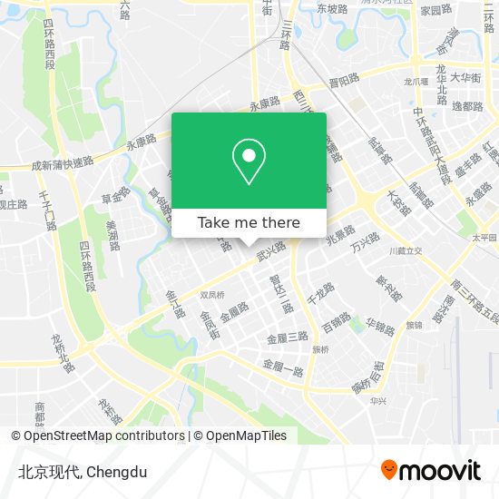 北京现代 map