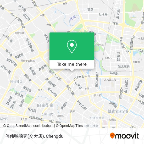 伟伟鸭脑壳(交大店) map