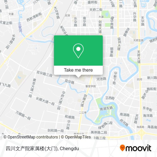 四川文产院家属楼(大门) map