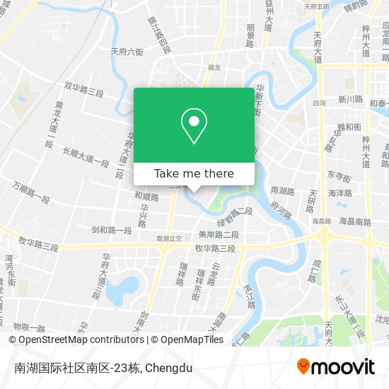 南湖国际社区南区-23栋 map