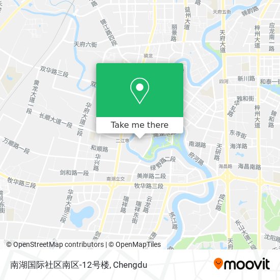 南湖国际社区南区-12号楼 map