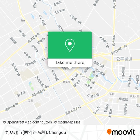九华超市(两河路东段) map