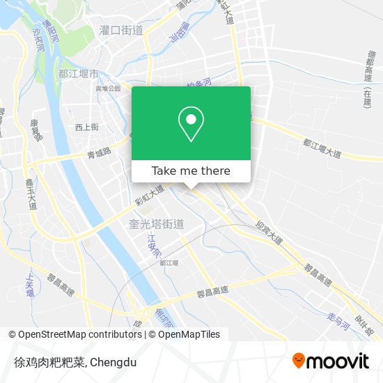 徐鸡肉粑粑菜 map
