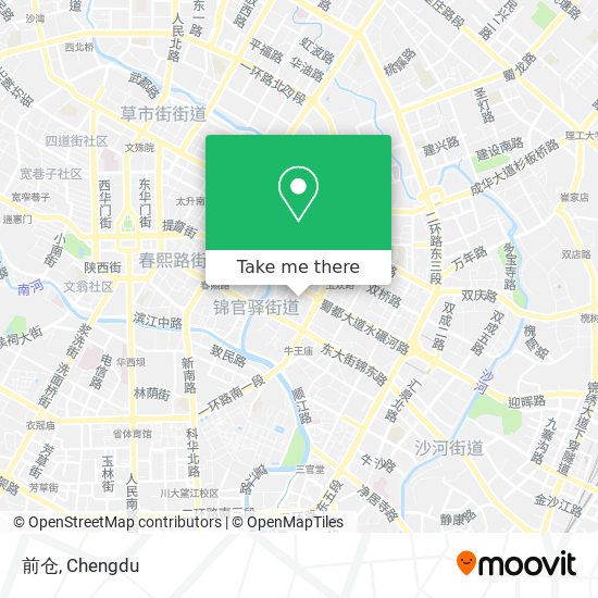 前仓 map