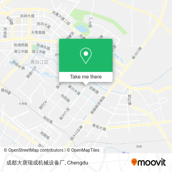 成都大唐瑞成机械设备厂 map