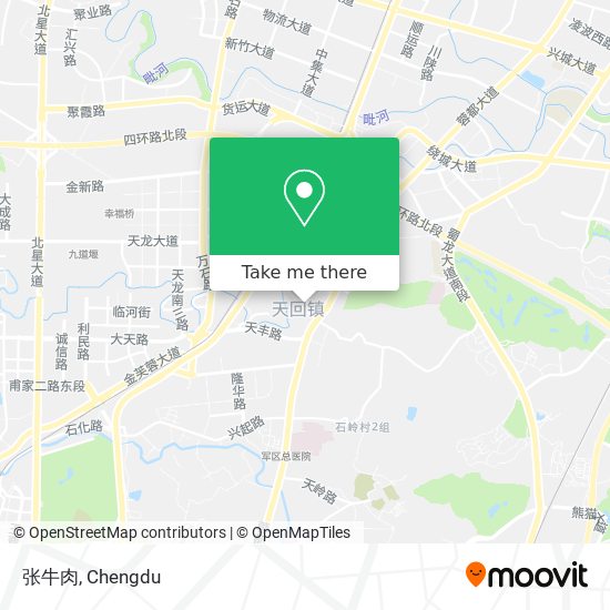张牛肉 map