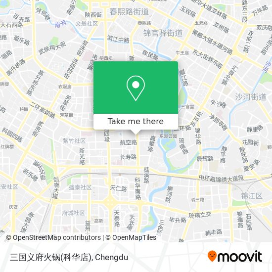 三国义府火锅(科华店) map