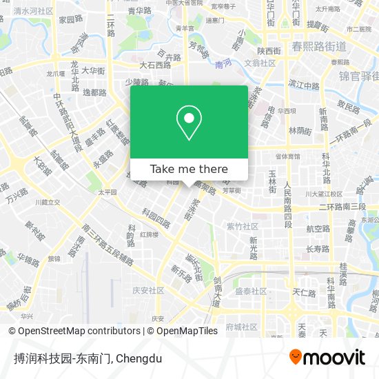 搏润科技园-东南门 map