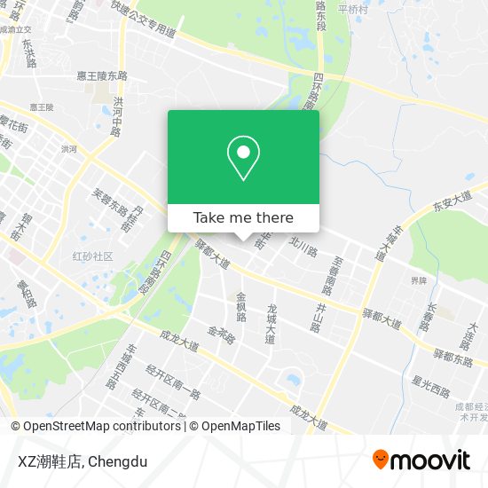 XZ潮鞋店 map