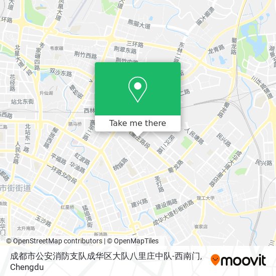 成都市公安消防支队成华区大队八里庄中队-西南门 map
