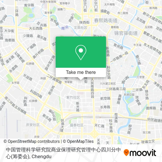 中国管理科学研究院商业保理研究管理中心四川分中心(筹委会) map